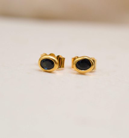 Puces Saphir taille ovale