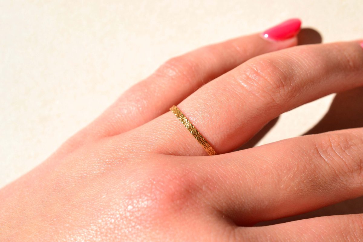 Alliance stylisée Or jaune