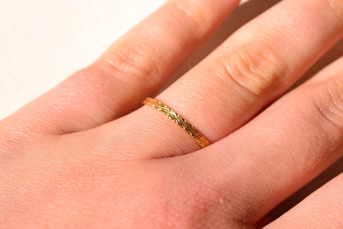 Alliance stylisée Or jaune