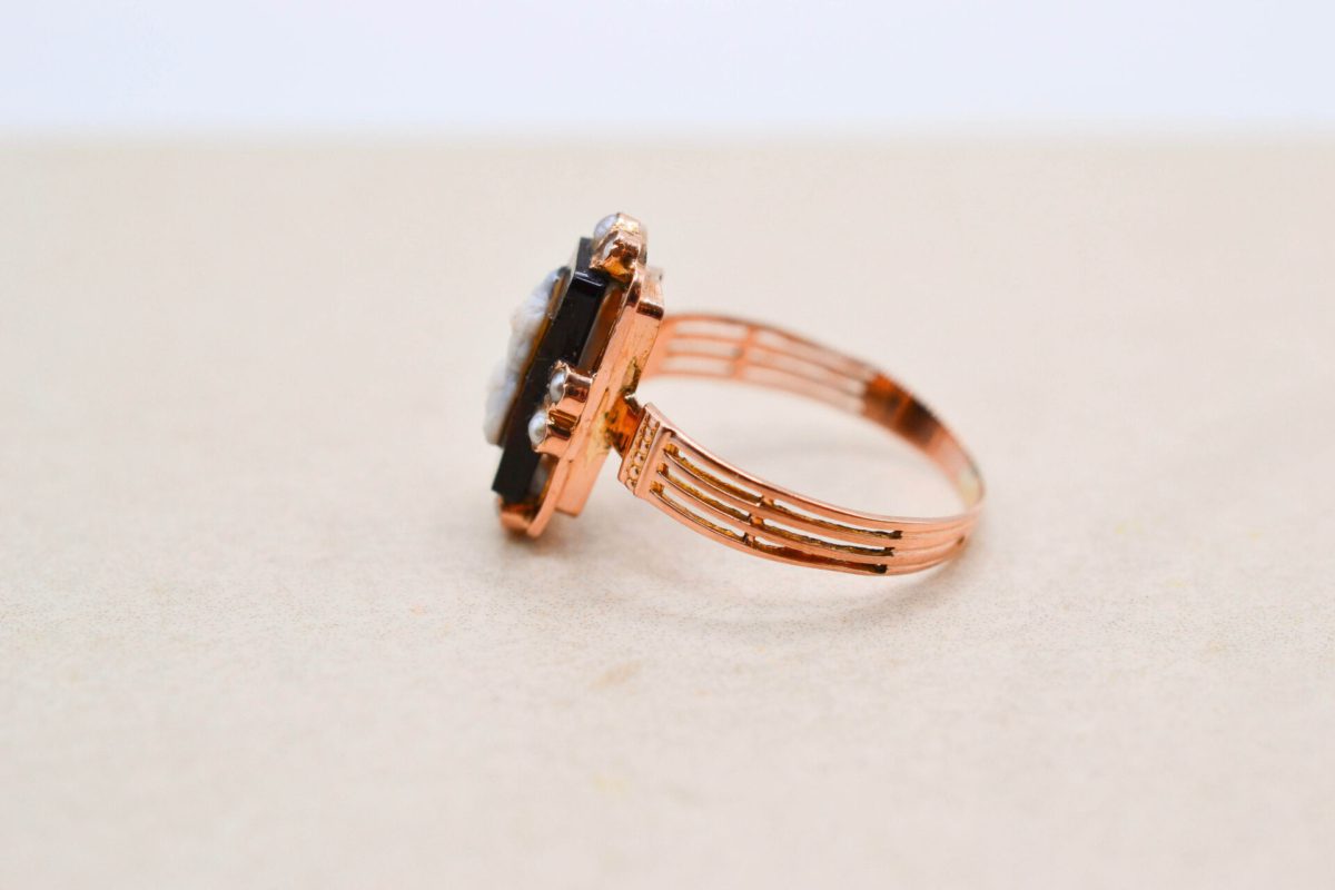 Bague Camée Or rose