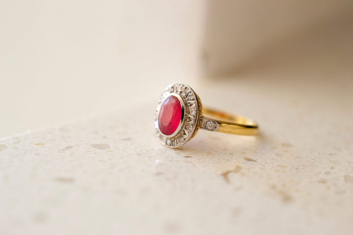 Bague Ovale Doublet-Grenat