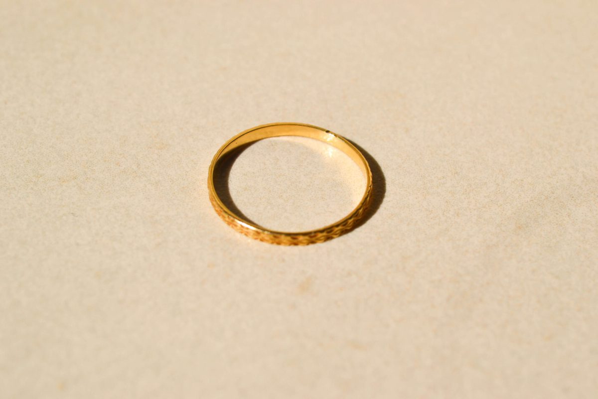 Alliance stylisée Or jaune