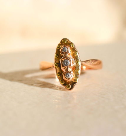 Bague Marquise 3 Ors