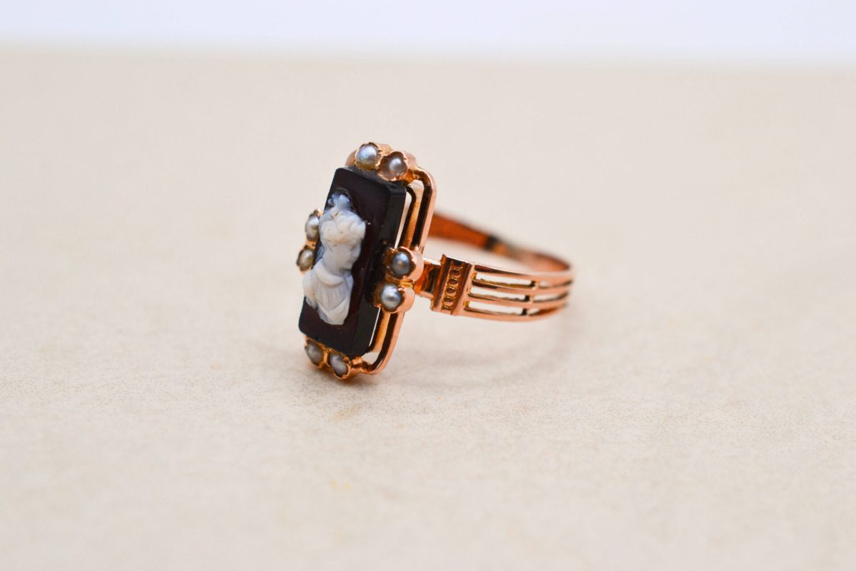 Bague Camée Or rose