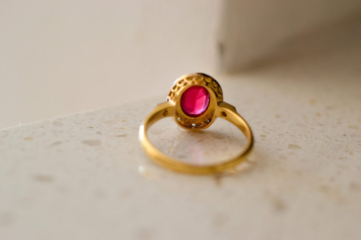 Bague Ovale Doublet-Grenat