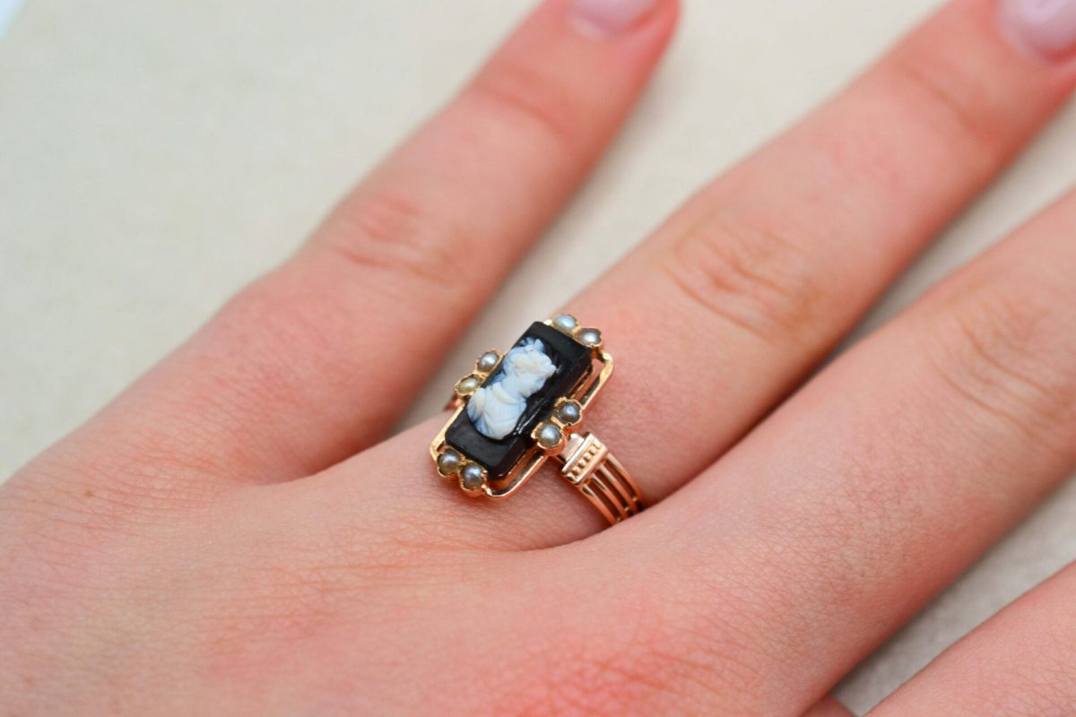 Bague Camée Or rose