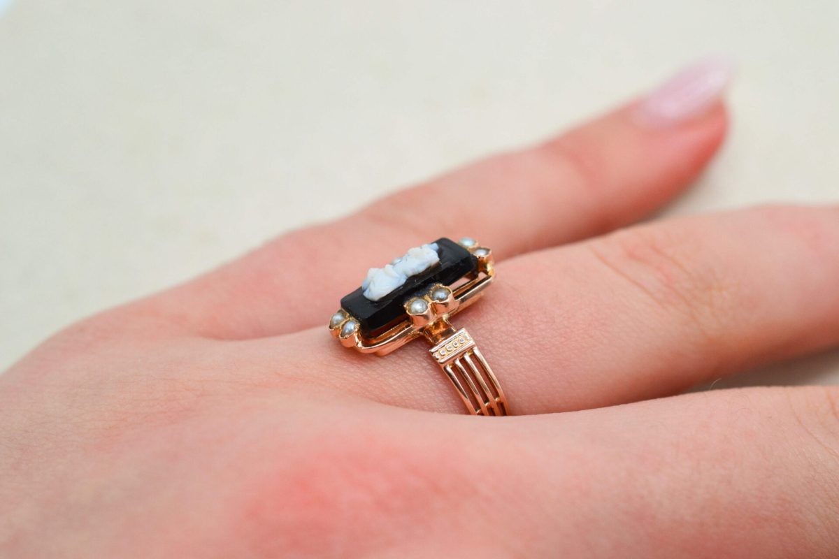 Bague Camée Or rose