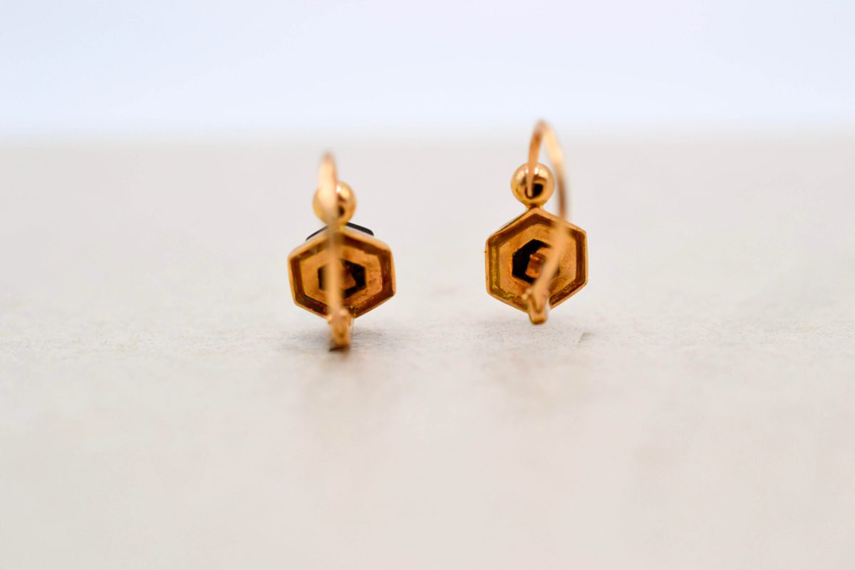 Dormeuses Onyx Diamants