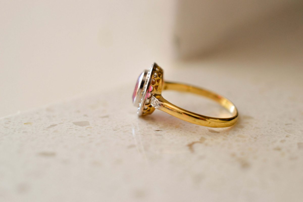 Bague Ovale Doublet-Grenat