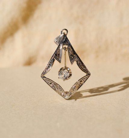 Pendentif géométrique Art Déco