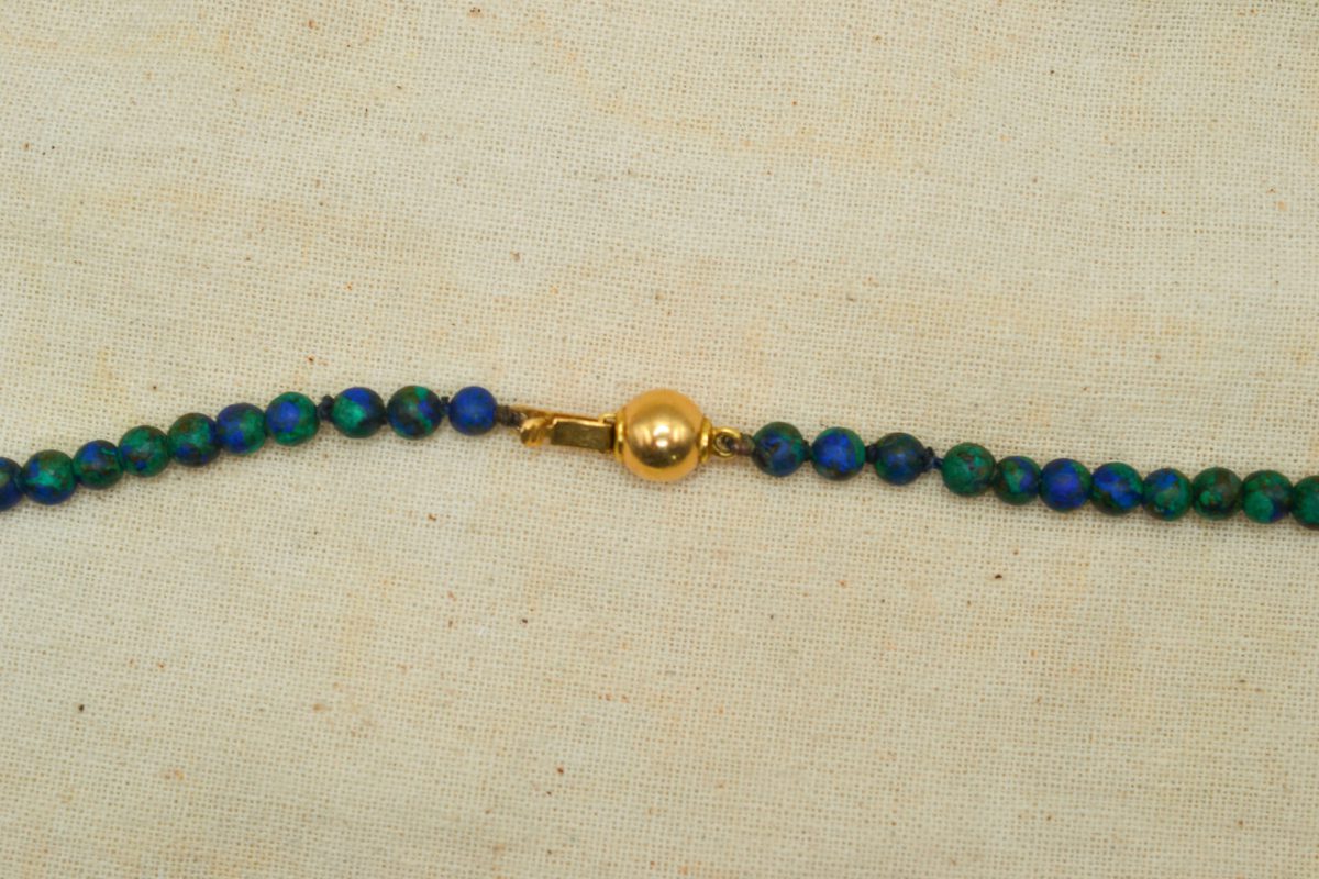 Collier Malachite et Lapis Lazuli