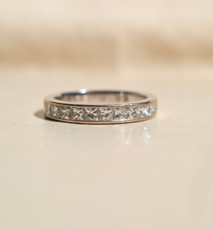 Alliance demi-américaine Or Diamants