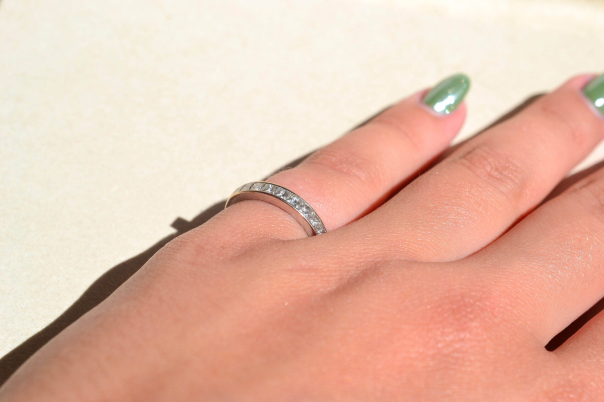 Alliance demi-américaine Or Diamants