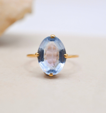 Bague Aigue-marine Or