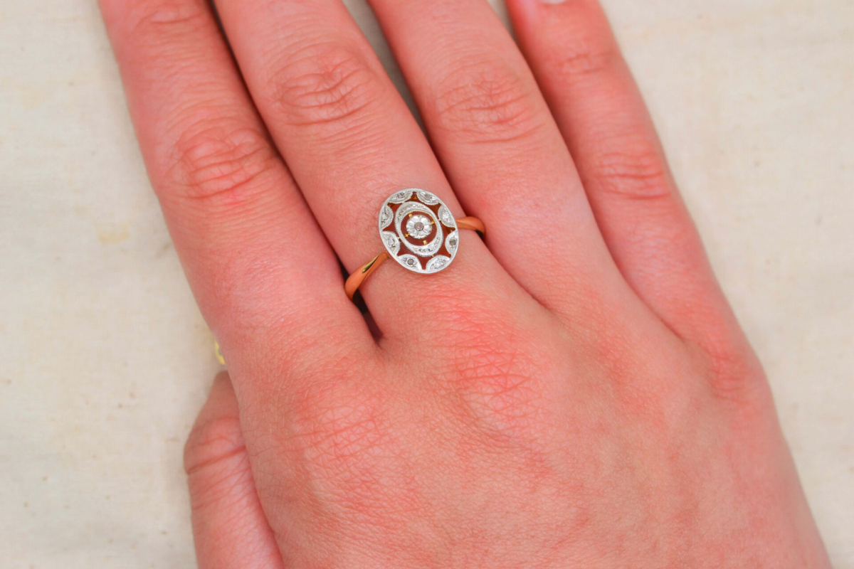 Bague Diamants Art Déco