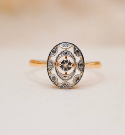 Bague Diamants Art Déco