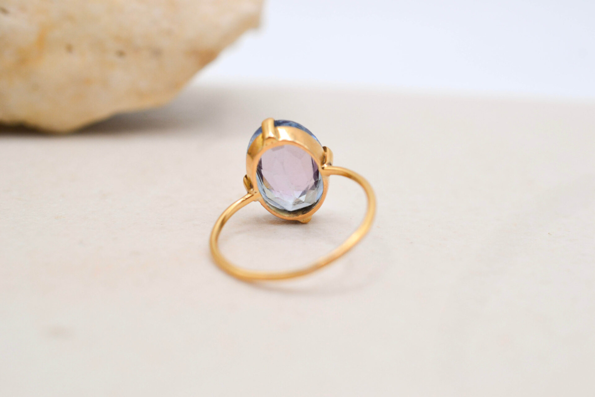 Bague Aigue-marine Or