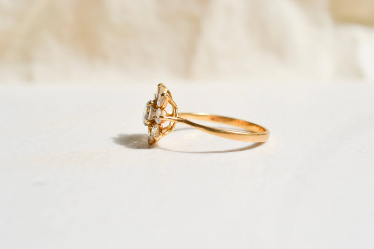 Bague fleur Oxydes