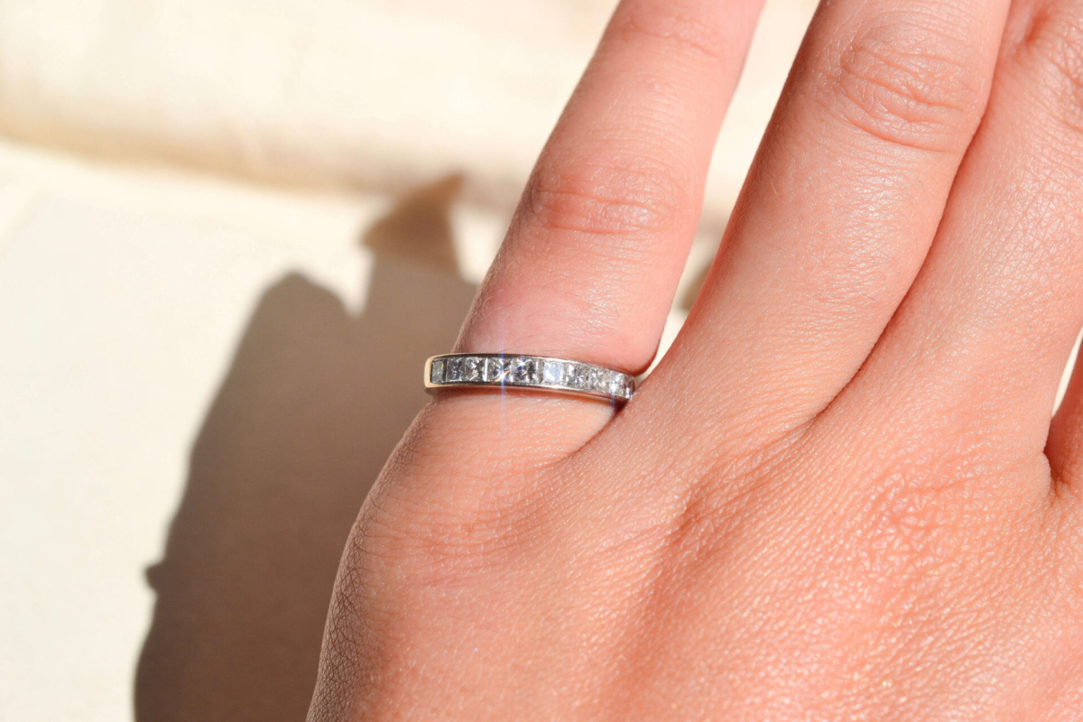 Alliance demi-américaine Or Diamants