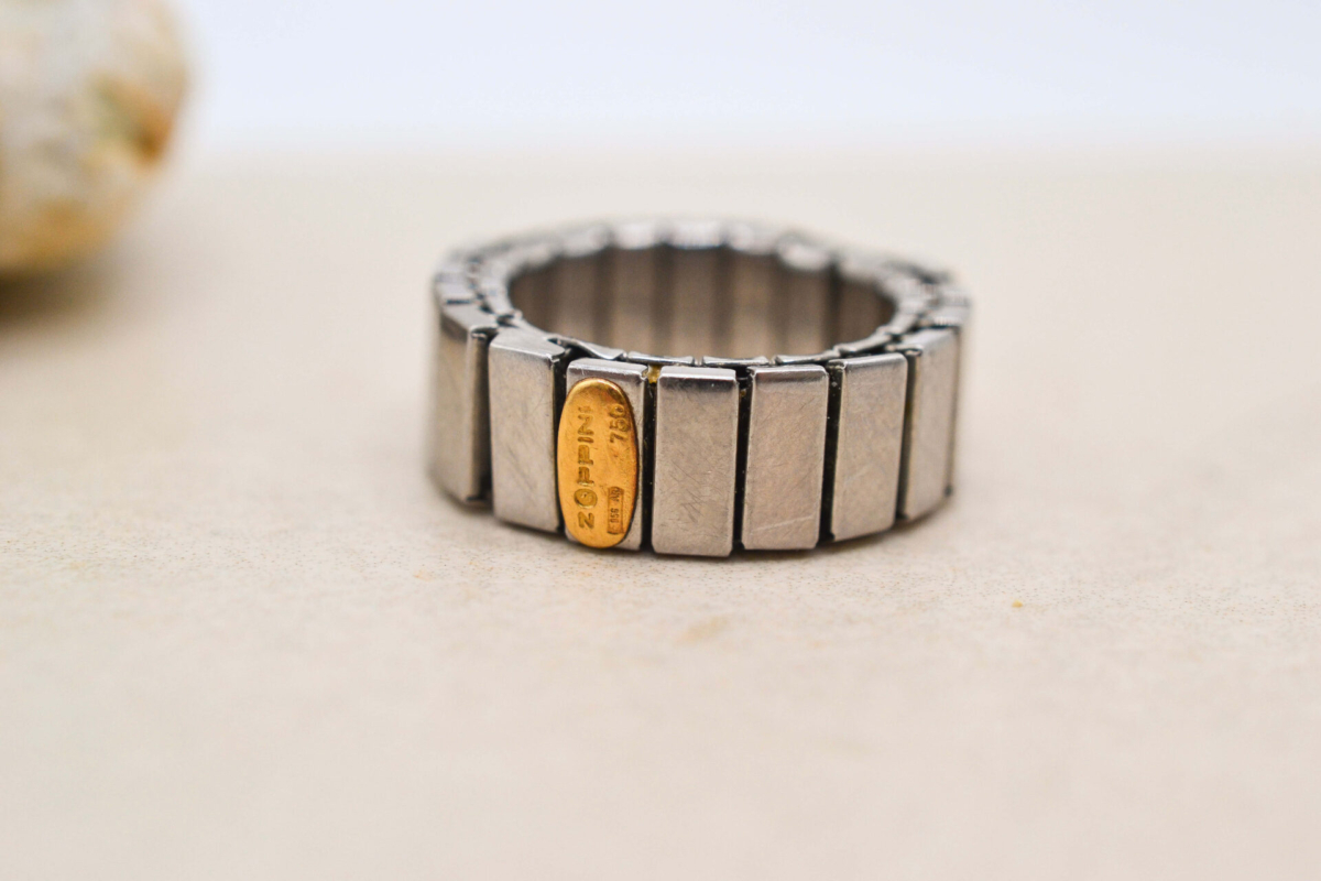 Bague élastique Acier et Or