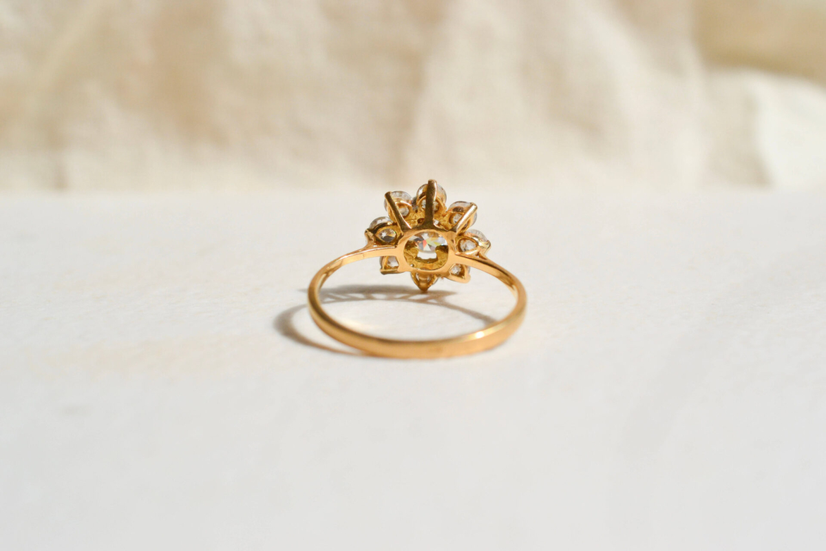 Bague fleur Oxydes