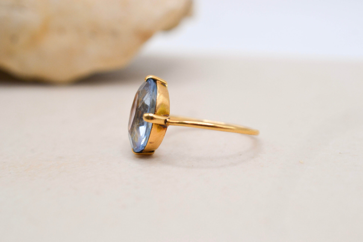 Bague Aigue-marine Or