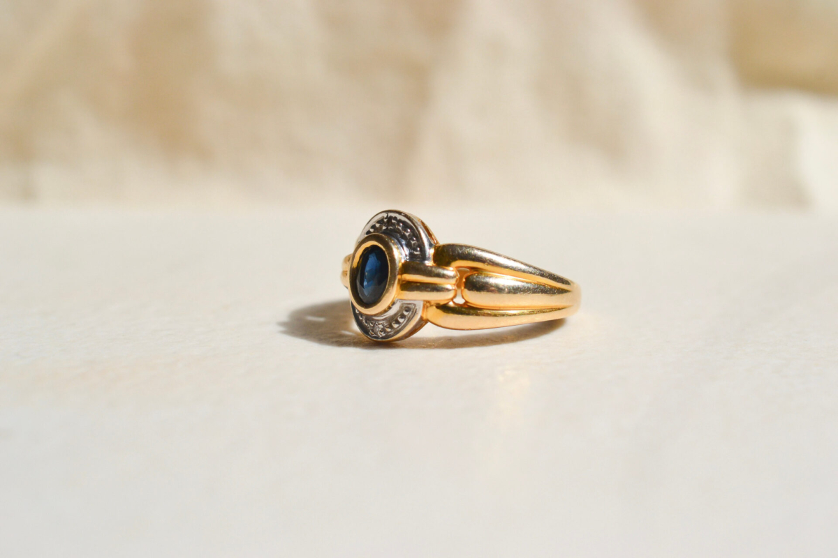 Bague Saphir 9K