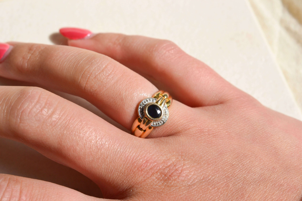 Bague Saphir 9K