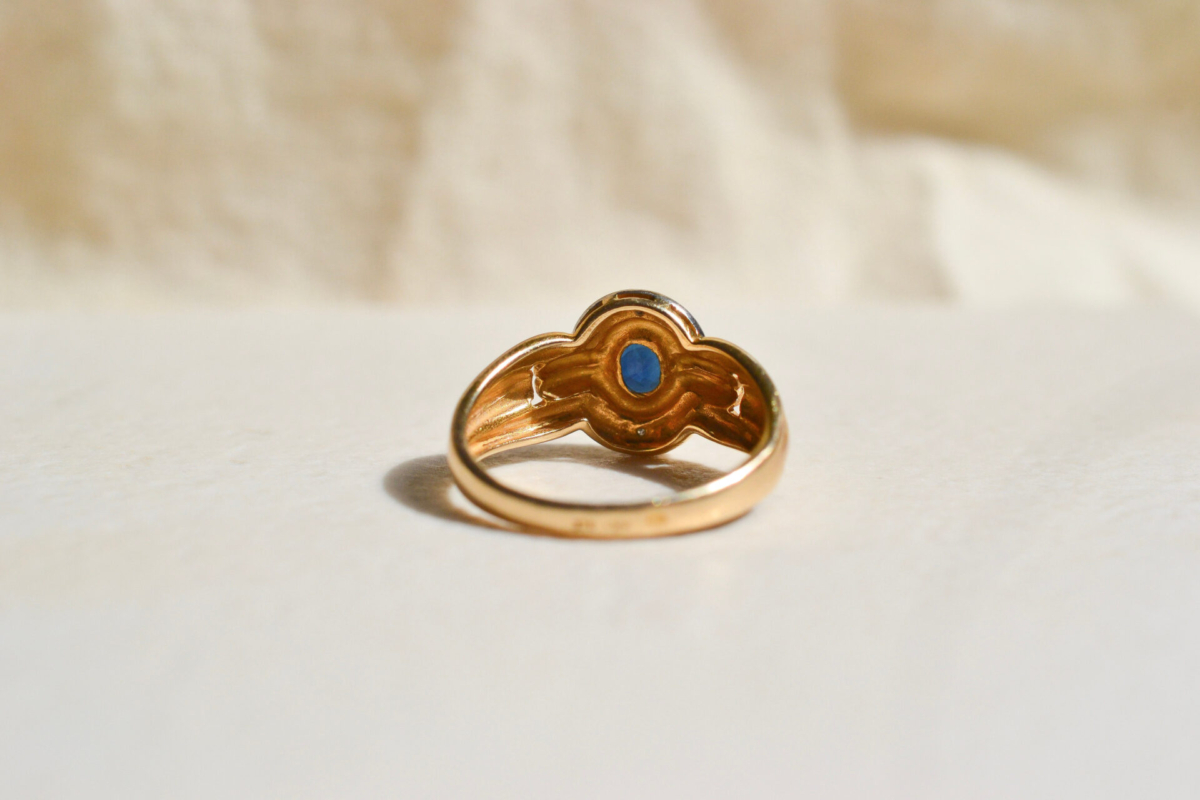 Bague Saphir 9K