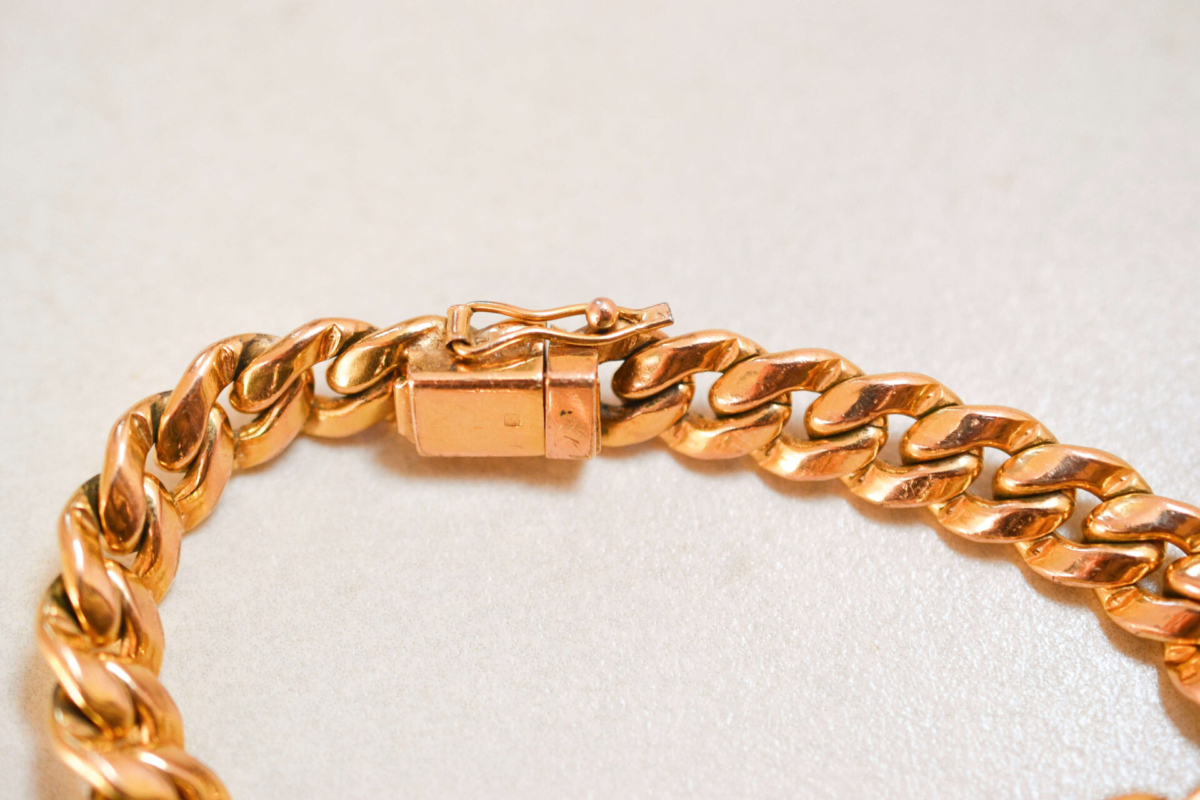 Bracelet maille gourmette