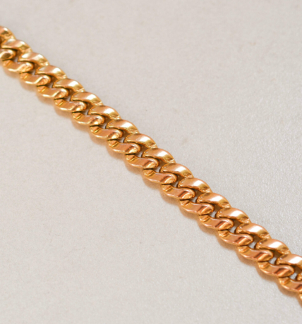 Bracelet maille gourmette