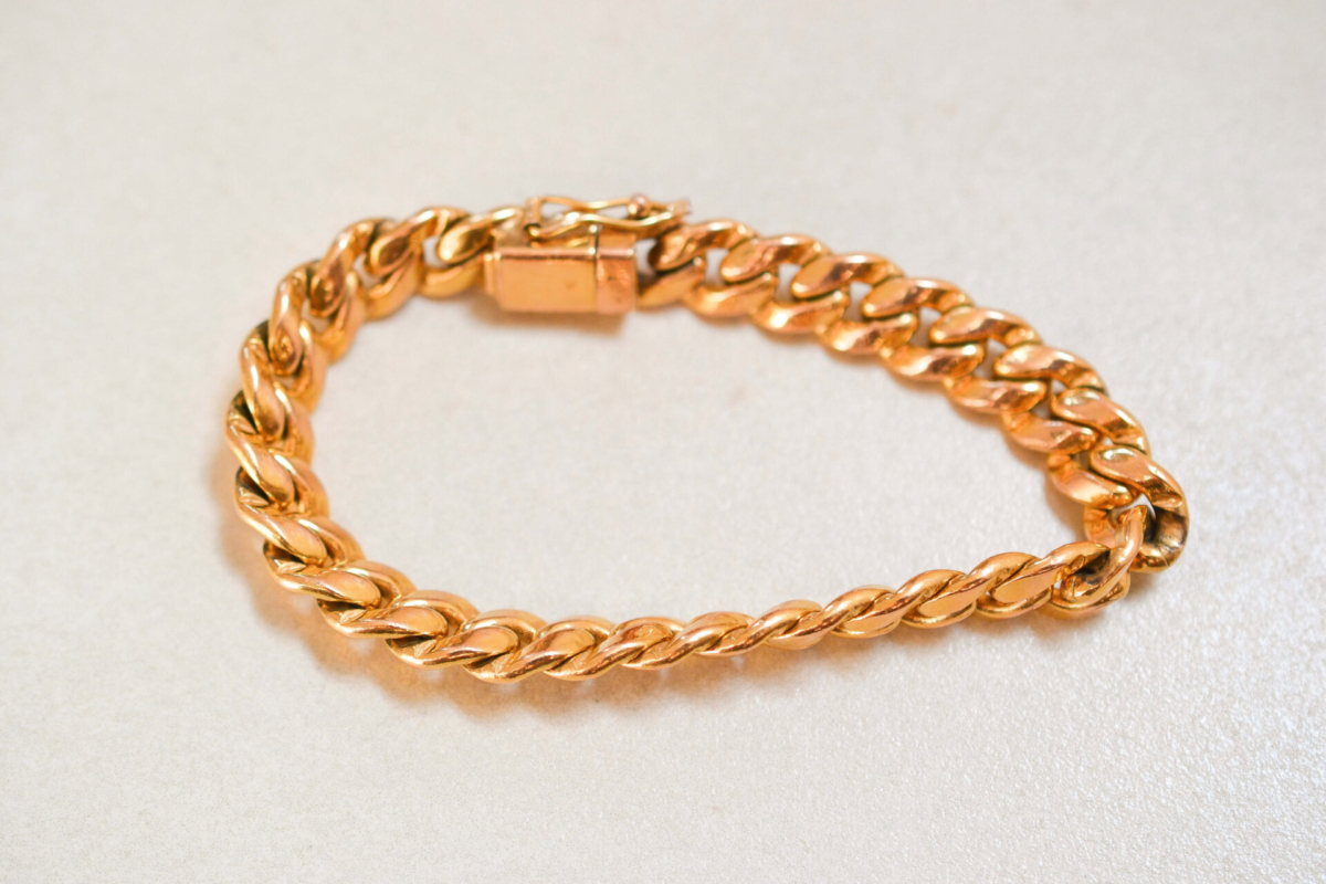 Bracelet maille gourmette