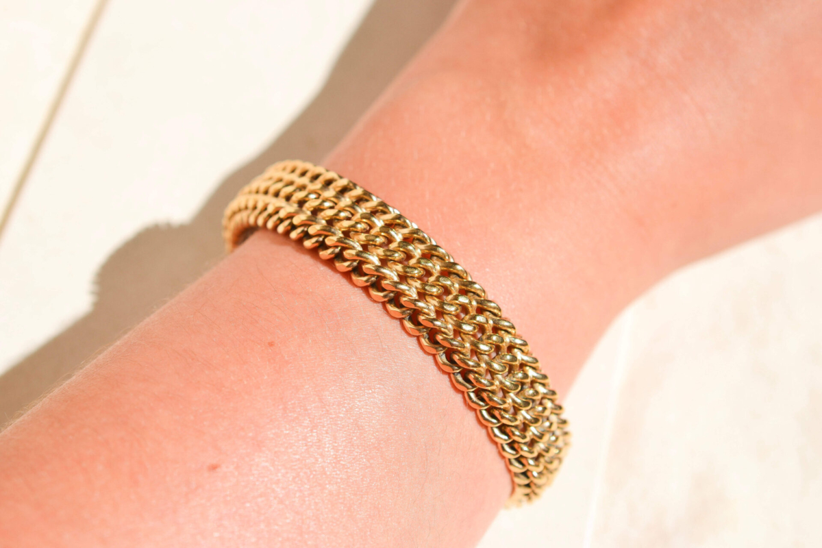 Bracelet maille américaine