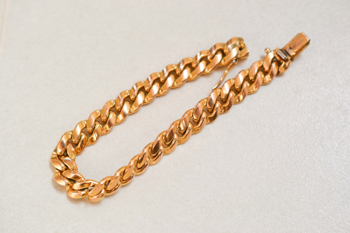 Bracelet maille gourmette