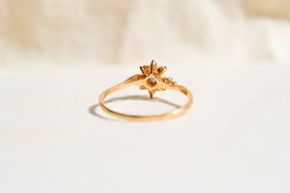 Marguerite Vintage Saphir Diamants