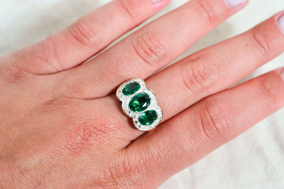 Bague trilogie Diamants