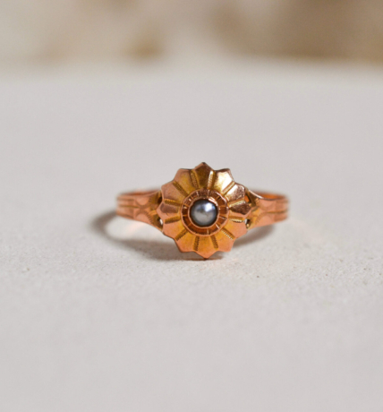 Bague ronde Perle