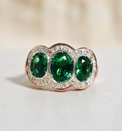 Bague trilogie Diamants