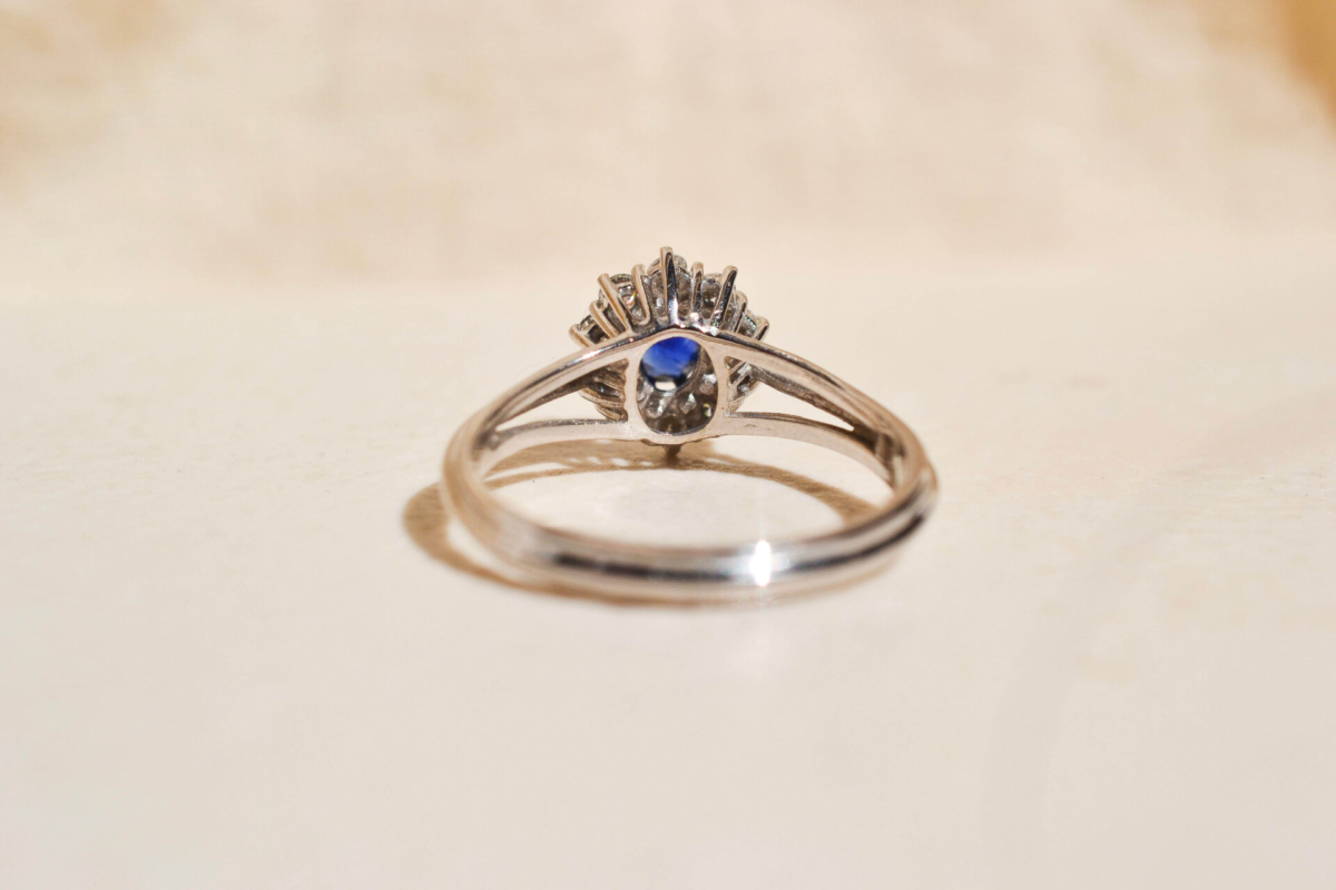 Marguerite Saphir Diamants & Or blanc